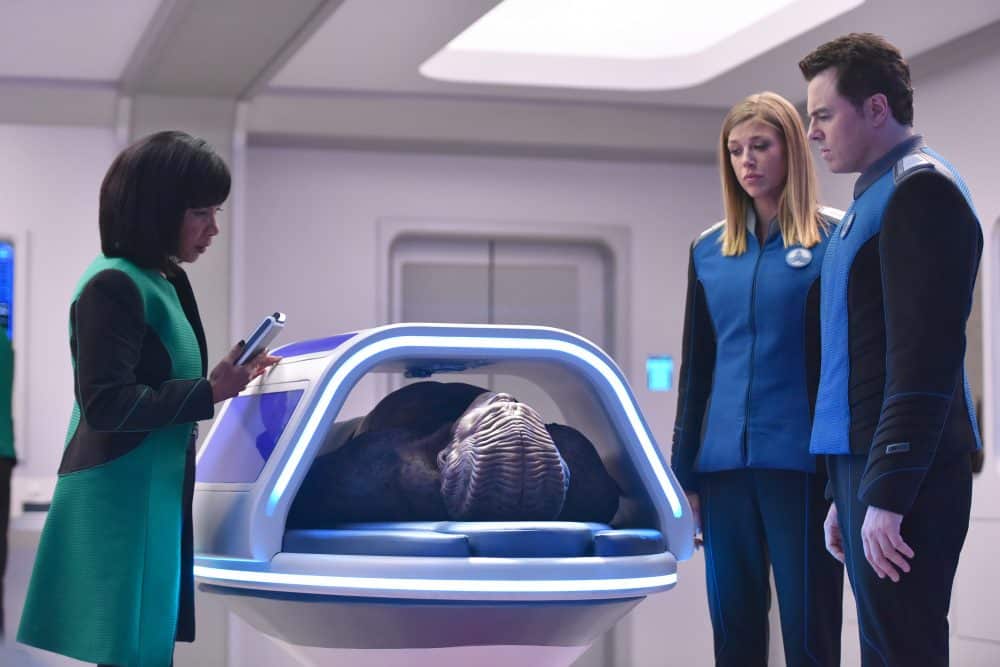 Tv Review The Orville Explores Alien Marriage Porn Addiction With Primal Urges