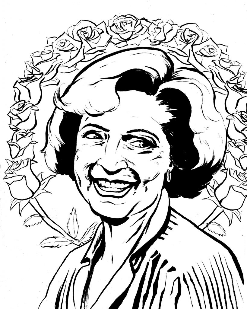 Hall of Faces - Rose Nylund (Betty White), The Golden Girls