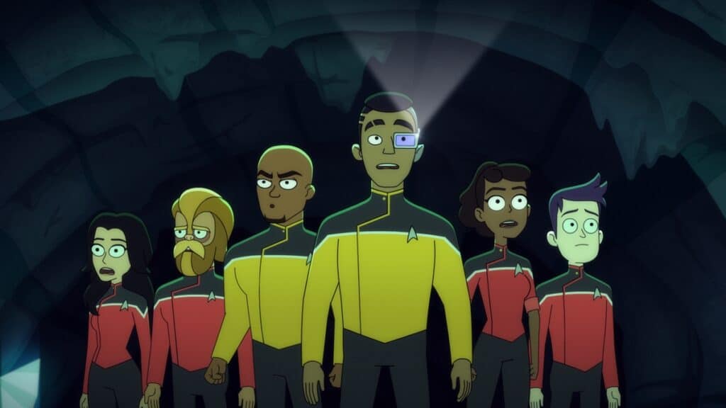 Star Trek Lower Decks Mining The Mind's Mines The Full Team