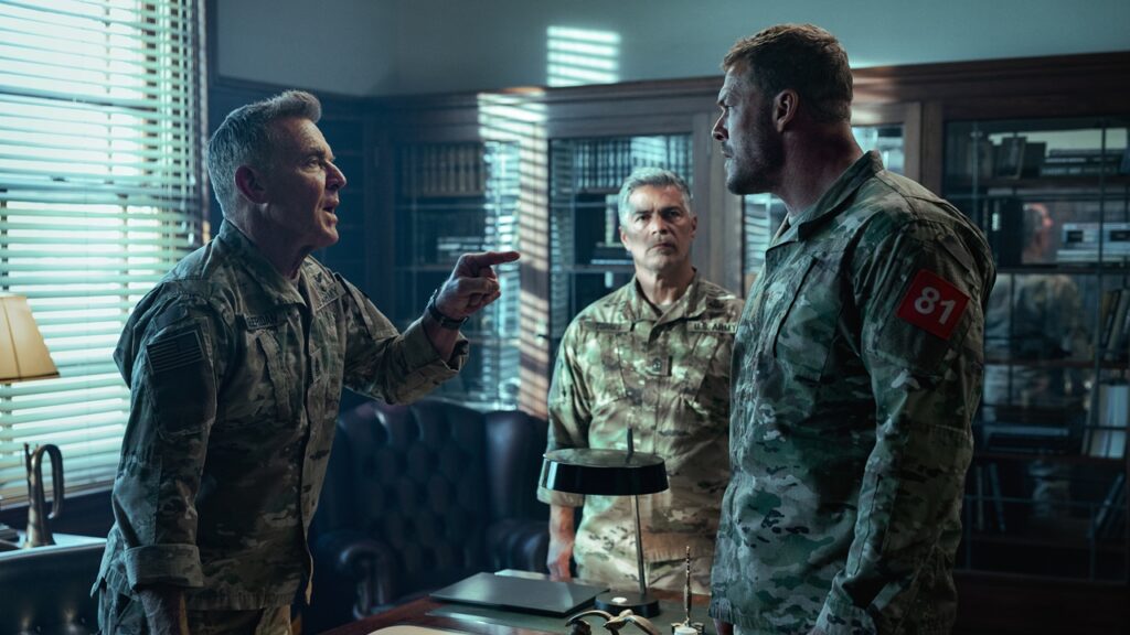 War Machine (Netflix) Dennis Quaid Esai Morales Adam Ritchson